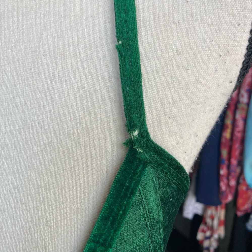 Women's HOAKA SWIMWEAR Bra Top Size S Green - Picture 5 of 16